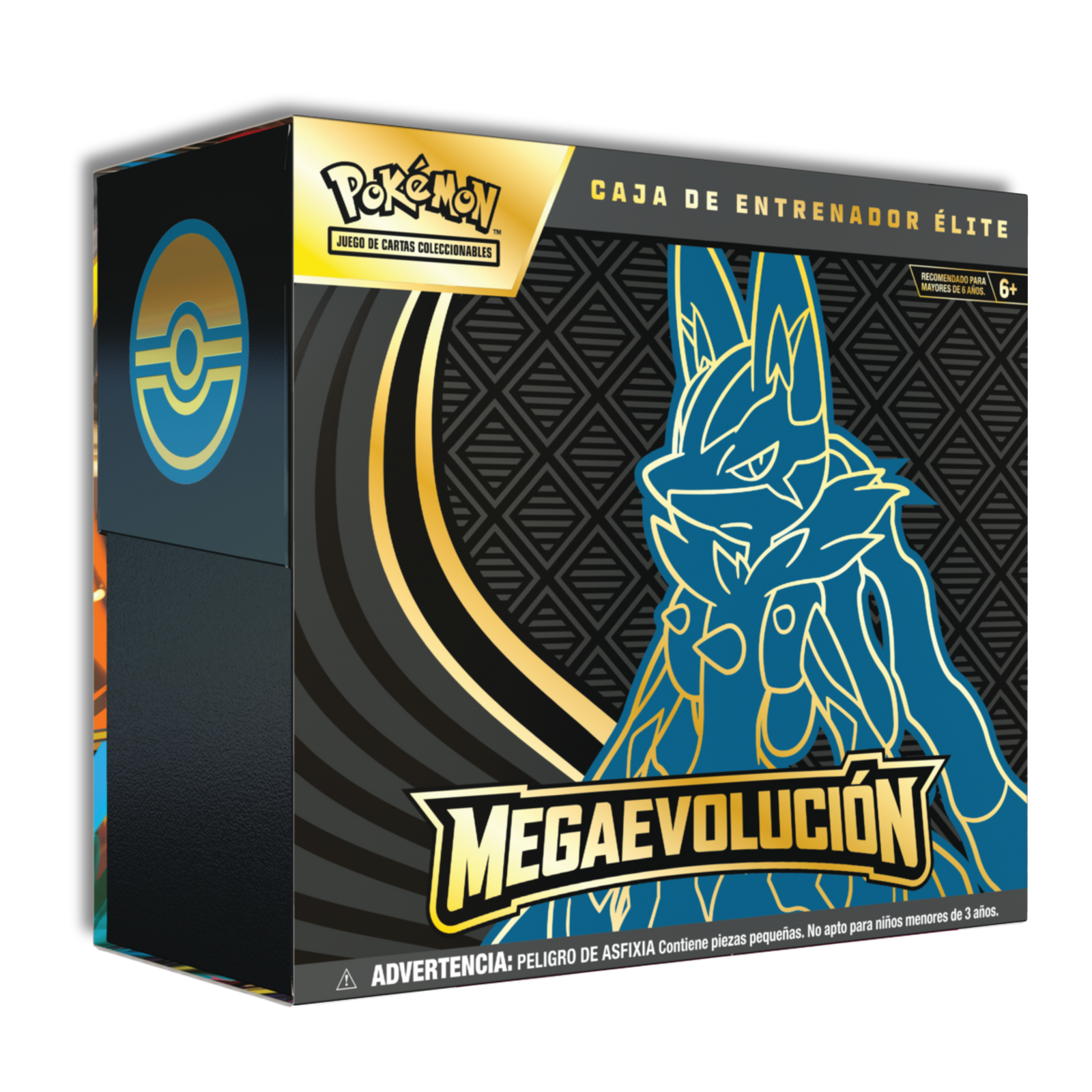Pokémon TCG Méga-Évolution Méga-Lucario – Coffret Dresseur d’élite – Espagnol