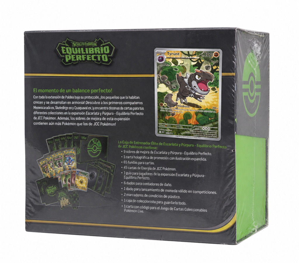 Pokémon ETB Equilibrio Perfecto en español, caja real sellada